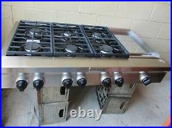 KitchenAid 48 Stainless Steel Commercial-Style Gas Cooktop 6 Burners KGCU483VSS KitchenAid 48 Stainless Steel Commercial-Style Gas Cooktop 6 Burners KGCU483VSS