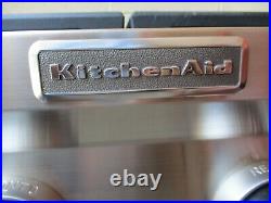 KitchenAid 48 Stainless Steel Commercial-Style Gas Cooktop 6 Burners KGCU483VSS KitchenAid 48 Stainless Steel Commercial-Style Gas Cooktop 6 Burners KGCU483VSS