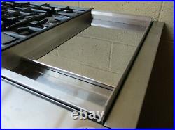 KitchenAid 48 Stainless Steel Commercial-Style Gas Cooktop 6 Burners KGCU483VSS KitchenAid 48 Stainless Steel Commercial-Style Gas Cooktop 6 Burners KGCU483VSS