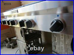 KitchenAid 48 Stainless Steel Commercial-Style Gas Cooktop 6 Burners KGCU483VSS KitchenAid 48 Stainless Steel Commercial-Style Gas Cooktop 6 Burners KGCU483VSS