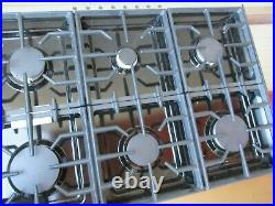 KitchenAid 48 Stainless Steel Commercial-Style Gas Cooktop 6 Burners KGCU483VSS KitchenAid 48 Stainless Steel Commercial-Style Gas Cooktop 6 Burners KGCU483VSS