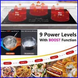 1/2/5 Boost Burner 30/36 Induction Cooktop Built In Electric Stove Top Touch 1/2/5 Boost Burner 30/36 Induction Cooktop Built In Electric Stove Top Touch