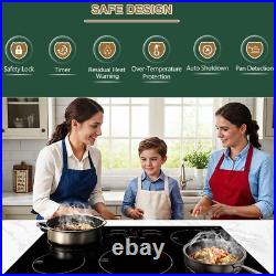 1/2/5 Boost Burner 30/36 Induction Cooktop Built In Electric Stove Top Touch 1/2/5 Boost Burner 30/36 Induction Cooktop Built In Electric Stove Top Touch