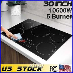 10600W 5 Boost Burner 30 Induction Cooktop Built In Electric Stove Slide Touch 10600W 5 Boost Burner 30 Induction Cooktop Built In Electric Stove Slide Touch