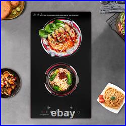 110V Electric Stove Ceramic Cooktop Sensor Touch Control 2 Burners with Plug 110V Electric Stove Ceramic Cooktop Sensor Touch Control 2 Burners with Plug