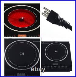 110V Induction Cooktop 2 Burners Electric Hob Cook Top Stove Ceramic Cooktop USA 110V Induction Cooktop 2 Burners Electric Hob Cook Top Stove Ceramic Cooktop USA
