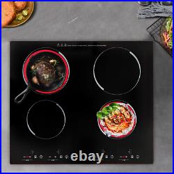 110V Induction Cooktop 4 Burners Electric Hob Cook Top Stove Ceramic Cooktop
