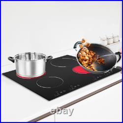 110V Induction Cooktop 4 Burners Electric Hob Cook Top Stove Ceramic Cooktop