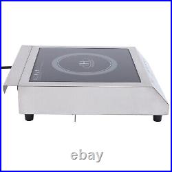 110V Stainless Steel Portable Induction Cooktop Electric Countertop Cooker Timed