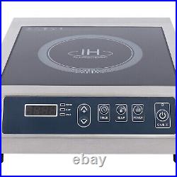 110V Stainless Steel Portable Induction Cooktop Electric Countertop Cooker Timed