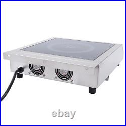 110V Stainless Steel Portable Induction Cooktop Electric Countertop Cooker Timed