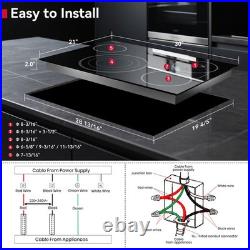 12/24/30/36 Electric Cooktop 2/4/5 Burners GASLAND Built-in withTouch Control
