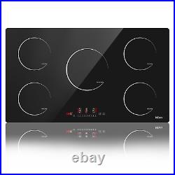 12/24/36 in Electric Induction Cooktop Built-in 2/4/5 Burner Touch Control Timer