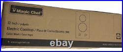 12 Electric Radiant 2 Burner Built-In Cooktop 120V MCSCTE12BG2 Magic Chef 12 Electric Radiant 2 Burner Built-In Cooktop 120V MCSCTE12BG2 Magic Chef