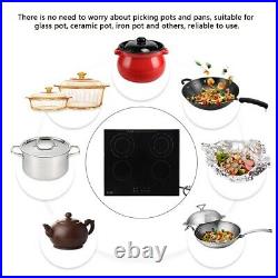 1200w + 600w 4 Electric Stove Cooktop 24 Built In Ceramic Drop In