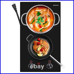12inch Electric Radiant Cooktop Built-in 2 Burner 120V 1800W Electric Stove Top 12inch Electric Radiant Cooktop Built-in 2 Burner 120V 1800W Electric Stove Top