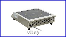 14 W 3500 Watt Commercial Induction Cooker, Stainless Steel