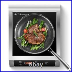 14 inch Commercial Electric Induction Cooktop Burner Induction Cooker 1800W