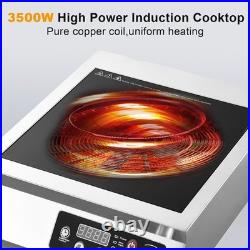 16 3500W Induction Cooker Single Cooker Burner Stove Hot Plate Stainless Steel