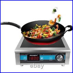 1800W Induction Cooktop Commercial Electric Stove Burner Hot Plate 18h Timer