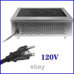 1800W Induction Cooktop Commercial Electric Stove Burner Hot Plate 18h Timer