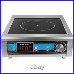 1800W Induction Cooktop Commercial Electric Stove Burner Hot Plate 18h Timer