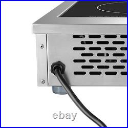 1800W Induction Cooktop Commercial Electric Stove Burner Hot Plate 18h Timer