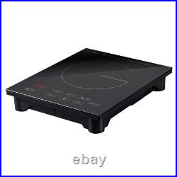 1800W Portable Induction Cooktop Magnetic Electric Adjustable Timer Auto Off
