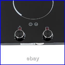 2-Burner Electric Induction Cooktop Stove Top Touch Control Child Lock 110V HOT