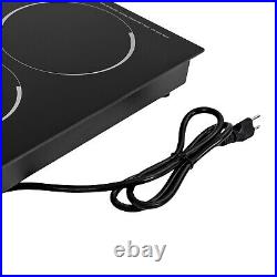 2-Burner Electric Induction Cooktop Stove Top Touch Control Child Lock 110V HOT