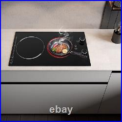 2-Burner Electric Induction Cooktop Stove Top Touch Control Child Lock 110V HOT