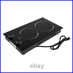 2-Burner Electric Induction Cooktop Stove Top Touch Control Child Lock 110V New 2-Burner Electric Induction Cooktop Stove Top Touch Control Child Lock 110V New