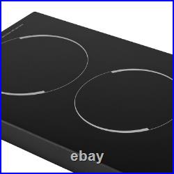 2-Burner Electric Induction Cooktop Stove Top Touch Control Child Lock 110V New 2-Burner Electric Induction Cooktop Stove Top Touch Control Child Lock 110V New