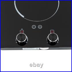 2-Burner Electric Induction Cooktop Stove Top Touch Control Child Lock 110V New 2-Burner Electric Induction Cooktop Stove Top Touch Control Child Lock 110V New