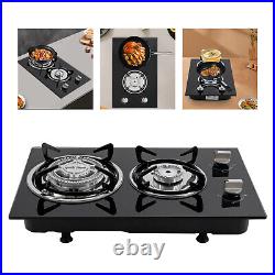 2 Burner Gas Cooktop, Gas Stove, Gas Stove Top with 2 Burner