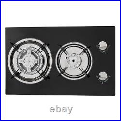 2 Burner Gas Cooktop, Gas Stove, Gas Stove Top with 2 Burner