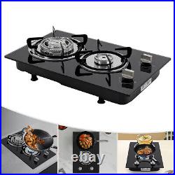 2 Burner Gas Cooktop, Gas Stove, Gas Stove Top with 2 Burner