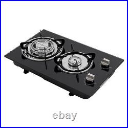 2 Burner Gas Cooktop, Gas Stove, Gas Stove Top with 2 Burner