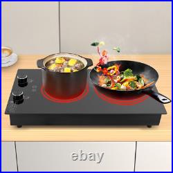2-Burners Ceramic Electric Hob Countertop Electric Cooktop Hob Top Cooking Hob 2-Burners Ceramic Electric Hob Countertop Electric Cooktop Hob Top Cooking Hob
