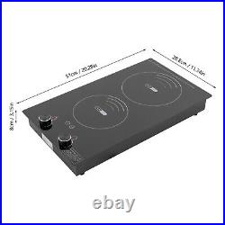 2-Burners Ceramic Electric Hob Countertop Electric Cooktop Hob Top Cooking Hob 2-Burners Ceramic Electric Hob Countertop Electric Cooktop Hob Top Cooking Hob