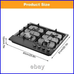 20/24/34 Gas Cooktop Stove Top 2/4/5 Burners LPG/NG Dual Fuel Stainless Steel 20/24/34 Gas Cooktop Stove Top 2/4/5 Burners LPG/NG Dual Fuel Stainless Steel