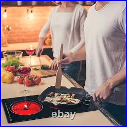 20 Electric Cooktop 2 Burners 2100W Built-in Electric Stove Top Plug-in Cooker