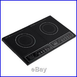 2000W Electric Dual Induction Cooker Counter Double Burner Cook Cooker