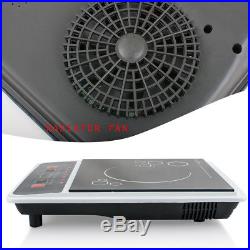 2000W Electric Induction Cooktop Cooker Countertop Burner Digital Portable Black