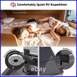 21 Inch RV Propane Cooktop 3 Burner, Camper Gas Stove Slide-in with Glass Cover