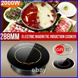 2200W Electric Induction Cooktop Portable Countertop Burner Hot pot Waterproof
