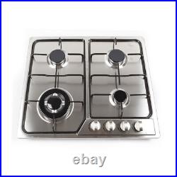 23/34 Cooktop Cooking Stainless Steel 5 Burners Stove Top Built-In Gas Propane