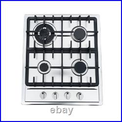 23'' 4 Burners Built-In Stove Top Gas Cooktop LPG/NG Gas Cooking Cooktop Kitchen