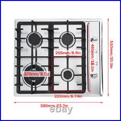 23'' 4 Burners Kitchen Gas Cooking Cooktop Built-In Stove Top Gas Cooktop LPG/NG 23'' 4 Burners Kitchen Gas Cooking Cooktop Built-In Stove Top Gas Cooktop LPG/NG