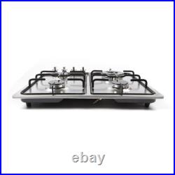 23 Inch 4 Burners Built-in Gas Stove Propane LPG/NG Countertop Cooktop Cooker US 23 Inch 4 Burners Built-in Gas Stove Propane LPG/NG Countertop Cooktop Cooker US